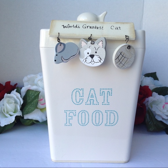 Cat Food Canister Martha Stewart Pets Wooden Sign